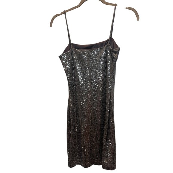 WINDSOR silver sparkly sequin dress Size Small EUc - Picture 3 of 7